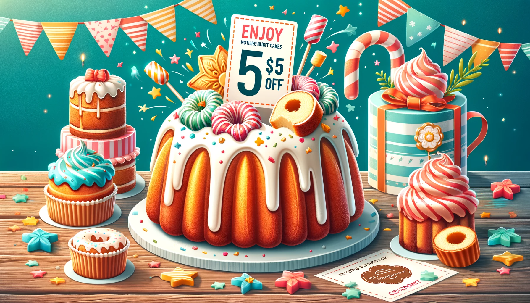 Nothing Bundt cakes Coupon $5 OFF